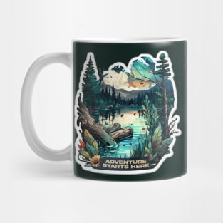 Outlands - Adventure Starts Here Mug